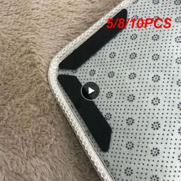 Bath Mats 5/8/10PCS Reusable Grip Tape Rug Carpet Mat Corners Pad Floor Fixed Sticker Non Slip Right-angle For Home Living Room