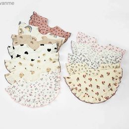 Bibs Burp Cloths Cute baby feeding Drool bib lace flower baby Saliva towel soft cotton Burp fabric suitable for newborns and young children bib Korean style WX