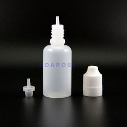 30 ML Double Proof Plastic Dropper Bottles 100PCS With tamper evident & Child Proof Safe Caps Vapour squeezable bottle Urjkv Klelm