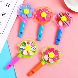 Party Favor 12Pcs Fun Colorful Whistle Pinwheel Giveaway Toys Kids Birthday Gifts Baby Shower Treats Gift Packs Pinata Filler Rewards