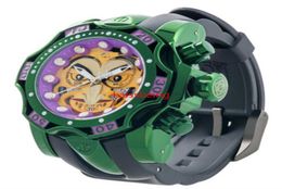 law Luxury Brand Undefeated Reserve Venom DC Comics Joker Rubber Strap 52mm Men Quartz Watch Reloj Hombres2989566