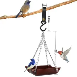 Other Bird Supplies Hummingbird Feeder Leather With 4 Stainless Steel Iron Chains S-shaped Hook Feeders For Outdoors
