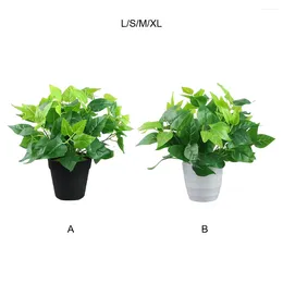 Decorative Flowers Wide Application Artificial Plants - Easy To Care And Low Cost Maintenance Potted Plus Black Basin