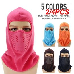 Cycling Caps 2/4PCS Riding Mask Hiking Scarf Fishing Snowboard Ski Masks Hood Hat Men Women Face Respirator