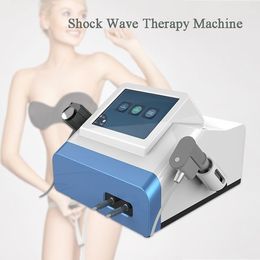 2 Handle Shockwave Therapy Machine for ED Treatment Dual Channel Electromagnetic Pneumatic Shock Wave Pain Relief Penis Enlargement Physiotherapy Device