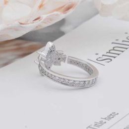 Designer Westwoods Ring Shining Full Diamond Saturn Personality ins Nail K5T4