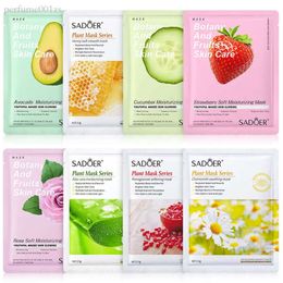 Facial masks Skin care Plant fruit moisturizing products face mask light thin breathable tender oil control anti-aging bfde