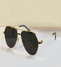 Vintage Gold Black Pilot Sunglasses for Men Classic Sun Glasses Sonnenbrille Mens glasses UV Eyewear with box3754579