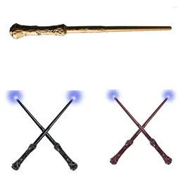 Party Favor 8Pcs Light Up Magic Wizard Wands Sound Illuminating Toy Wand For Kids Girls Boys Cosplay Accessory