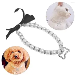 Dog Collars Jewelry Rhinestone Cute Sweet Neck Chain Necklace Collar Cat