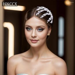 Hair Clips HNCCX Handmade Wedding Combs Bridal Accessories Rhinestone Bride Headdresses Crystal Bridesmaid Party Headwear CP651