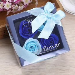 Party Favor 20pcs/5boxes Valentines Day Gift For Rose Flower Soap Wedding Gifts Guests Present Bridesmaid Favors Souvenirs