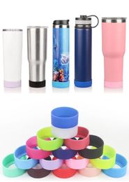 Silicone Bottom Cover Protective Cover Silicone Rubber Sleeve mats cover For 20 oz 30 oz Tumbler1728556