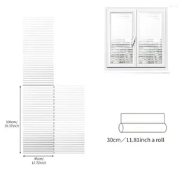 Window Stickers 5 Metres Glass Frosted Door Film Stripes PVC Sticker DIY Privacy Films For Bedroom Bathroom Home AC889