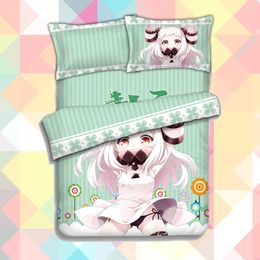 Bedding Sets Anime Cartoon Collection Quilt Cover Soft Printed Set With Pillow Cases Bed Sheet Duvet 4pc No.PC151227