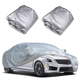 Car Covers Vislone universal full car cover outdoor UV protection sun protection dust prevention and scratch resistance sedan set T240509