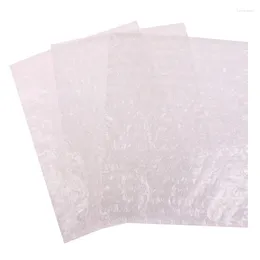Storage Bags 100Pcs PE Protective Wrap Envelope White Bubble Foam Packing Clear Shockproof Bag Double Film Cushioning