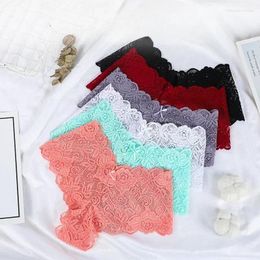 Women's Panties 1Pc Sexy Lace Women Floral Mesh Summer Breathable Underwear Low Waist Thong Solid Color Briefs Intimates Female Lingerie