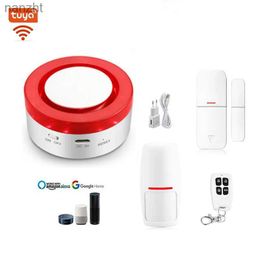 Alarm systems Loud Audio Sparkling Alarm 433 Wireless Interconnected Home Security Protection Burglar Alarm Security System WiFi Tuya Smart WX