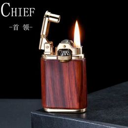 Lighters Advanced gear Connexion sandalwood resin kerosene lamp windproof creative gift for boyfriend S24513 S24513