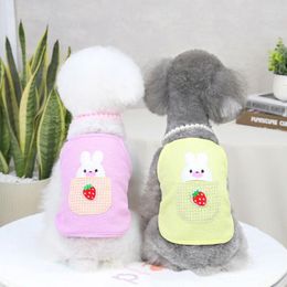 Dog Apparel Summer Clothes Breathable Print Vest Puppy Cats Quick-drying Chihuahua Shirts Pets T-shirt Costume