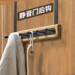 Kitchen Storage Hook Behind The Door Clothes Hanger Bedroom Nail-free Back Seamless Wall Hanging Rack Coat
