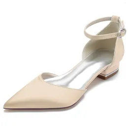 Casual Shoes Flat-heeled Pointed Temperament Joker Daily Wedding Bride