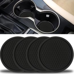 Tea Trays 4PCS Car Cup Universal Non-Slip Holders Embedded In Ornaments Interior Accessories