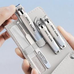 Nail Art Kits 5 Pcs/set Clippers With Sharp Edge Cutter File Ear Spoon Manicure And Pedicure Tool For Fingernails M9195