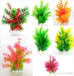 Artificial Green Colourful Underwater Plant Fish Tank Aquarium Decoration Oranment Decorative Plant3675212