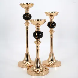 Candle Holders 3PCS/set Metal Holder Set Pillar Stand For Home Holiday Decoration Sample Room Ornaments/Home Decoratio