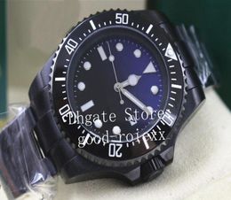 5 Colour Men039s Automatic Watches Mechanical 2813 Watch Luminous Sea Pro Hunter Men Black Pvd Sport Dive Steel Sapphire Crysta2367628