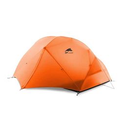 Tents and Shelters 3F UL Gear Floating Cloud 2 Camping Tent 3-4 Seasons 15D Outdoor Ultra Light Silicon Coating Nylon Hunting Waterproof TentQ240511
