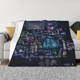 Blankets Hollow Knight Action Game Coral Fleece Plush Print For Kids And Adults Warm Throw Blanket Bedding Couch Quilt