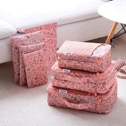 Cosmetic Bags Travel Organizer 7Pcs/set Large Capacity Luggage Storage For Packing Cube Clothes Underwear Toiletries Pouch
