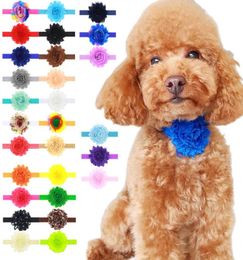 Dog Apparel Whole 50100 Pc Bow Tie Bulk Pet Grooming Supplies For Small Neckties Wedding Party Puppy Bowties Collar4508246