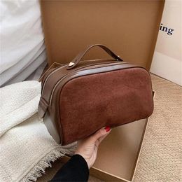 Storage Bags Multifunctional Bag Gift Large Capacity Handbag Easy To Carry Solid Colour Vintage Style Lightweight Modern Design Good-