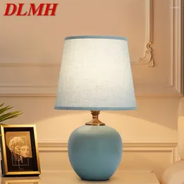 Table Lamps DLMH Touch Dimmer Lamp Modern Ceramic Desk Light Decorative For Home Bedroom
