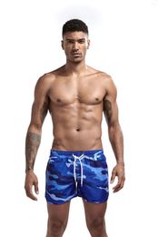 Men's Shorts Youth Printed Boxer For Young Funny Beach Pants Slim Fit Thin Sports Bottom Lingerie Teenagres Underpants