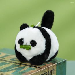 Party Favor Wagging Tail Wag Its Toy Plush Doll Panda Cartoon Funny Kawaii Pulling Rope Children