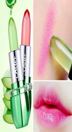 6 Colors Aloe vera Lip Balm Crystal Jelly Lipstick Set Magic Temperature Color Change Long Lasting Moisturizing Waterproof Lips Ca1710030