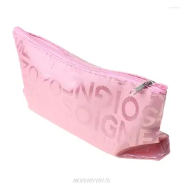 Storage Bags Fashion Women Nylon Mesh Makeup Case Cosmetic Bag Pouch Toiletry Organizer N20 20 Drop