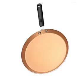 Pans Nonstick Grill Pan Maifan Stone Halberd Pot Flat Skillet Small Frying With Handle