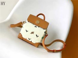 Designer Luxury bags Nano Steamer Totes Tyler Tryon White Craggy Canvas Taurillon RFID Backpack M83429 Adjustable STraps Shoulder Handbags 7A Best Quality