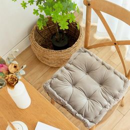 Pillow Square Seat Pad Chair Sofa Home Floor Mat Anti-skid Elastic Solid Colour Office Living Room Bedroom Soft