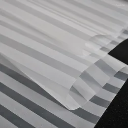 Window Stickers 5 Metres Glass Frosted Door Film Stripes PVC Sticker DIY Privacy Films For Bedroom Bathroom Home PLD