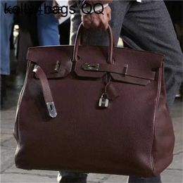 Totes Haccs 50CM Bag Travel Large Capcity Togo Leather Designer Handbag Genuine Handswen Genuine Luxury Bag Customization wqNU2N