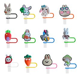 Other Home Decor Rabbit St Er For Cups 10Mm Cap Cup 30 Oz 40 Reusable Dust-Proof Topper Compatible With Simple Modern And Tumbler Cute Otmq3
