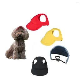 Dog Apparel Pet Sun Hat Cap Head Accessories Outdoor Sport Travel Cat Baseball Caps For Small Medium Large Windproof