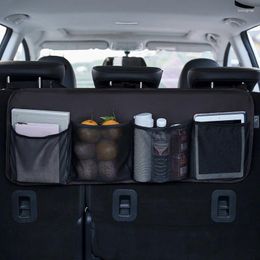 Storage Bags Portable Car Rear Seat Back Bag Multi Hanging Nets Pocket Trunk Organiser Auto Stowing Interior Accessories Supplies